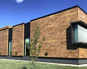 DIZAL Non-Combustible Aluminum Wood Grain Façades