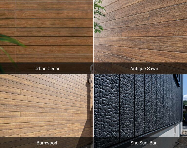 CERACLAD Faux Wood Fiber Cement Panels Modern Materials