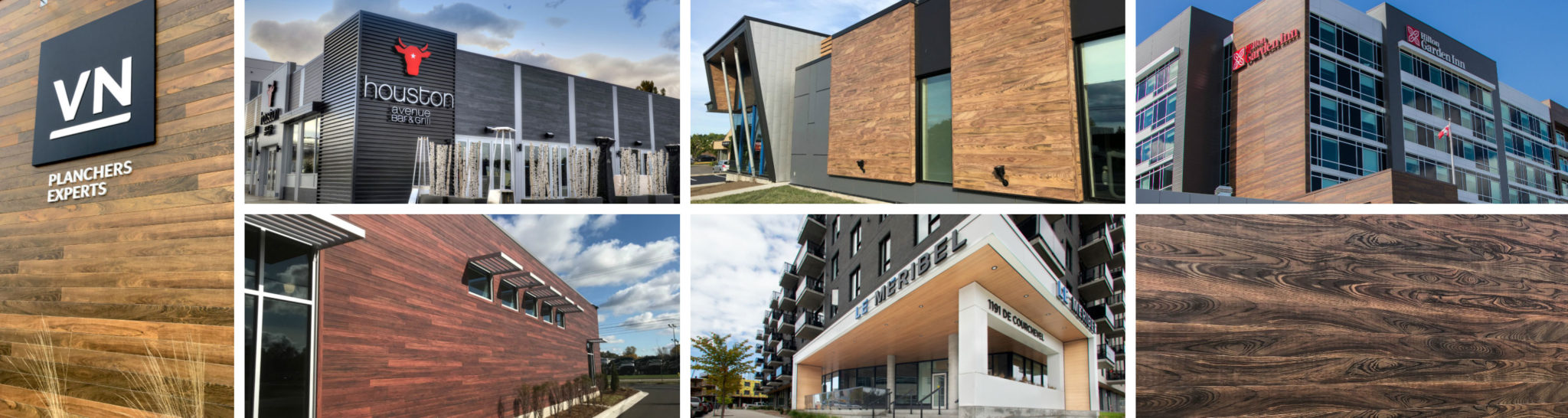 DIZAL Wood Grain Aluminum Siding Modern Materials