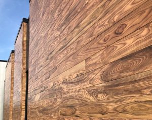 DIZAL Digitally Printed Faux Wood Aluminum Panels, Battens, Decking