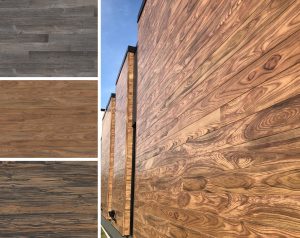 DIZAL Digitally Printed Faux Wood Aluminum Panels, Battens, Decking