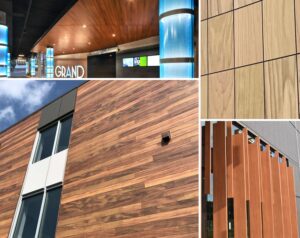 DIZAL Digitally Printed Faux Wood Facades