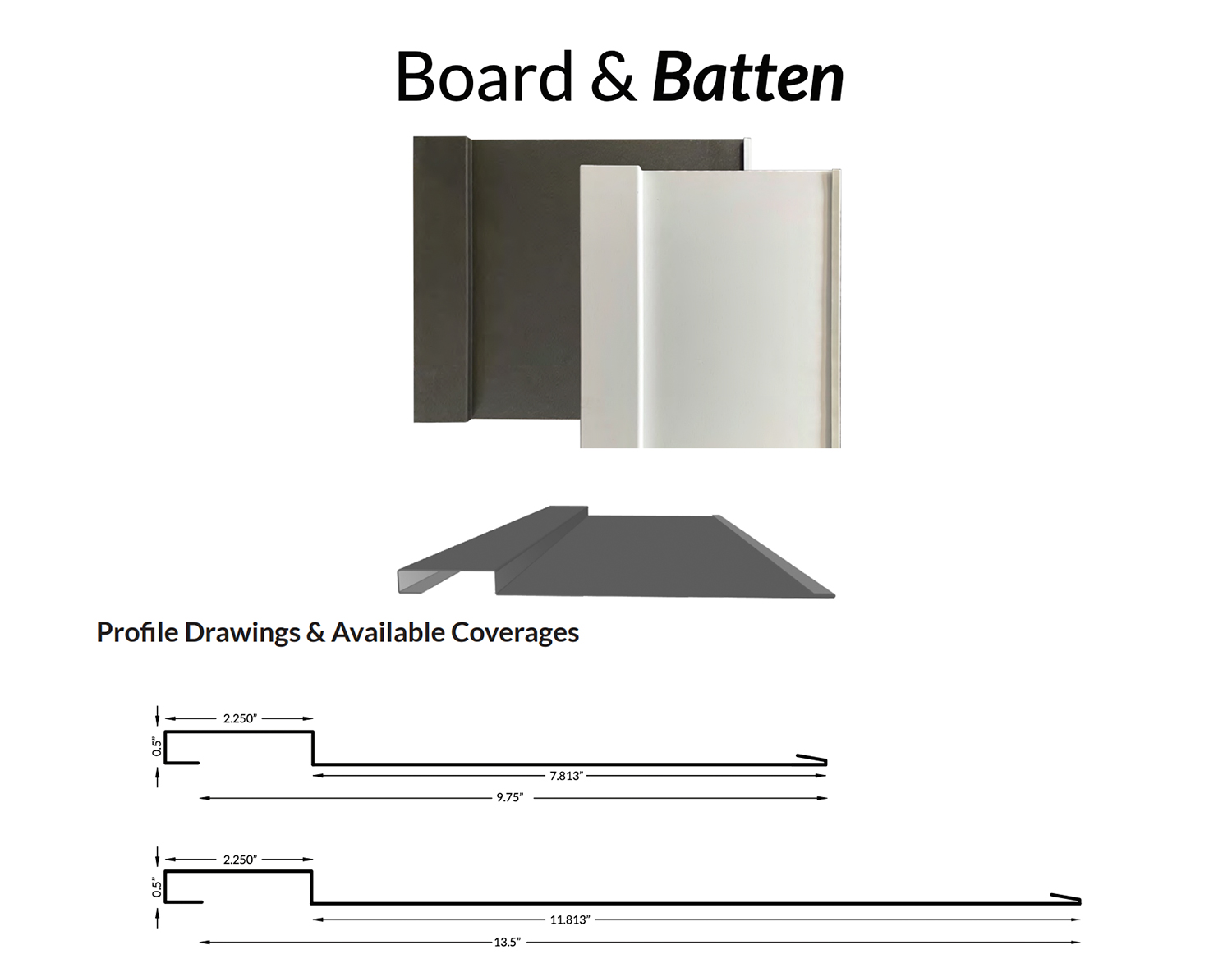 Forma Steel Board and Batten from Modern Materials