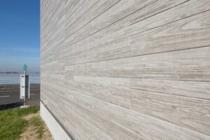 CERACLAD Class A Board Formed Faux Wood Fiber Cement Façades