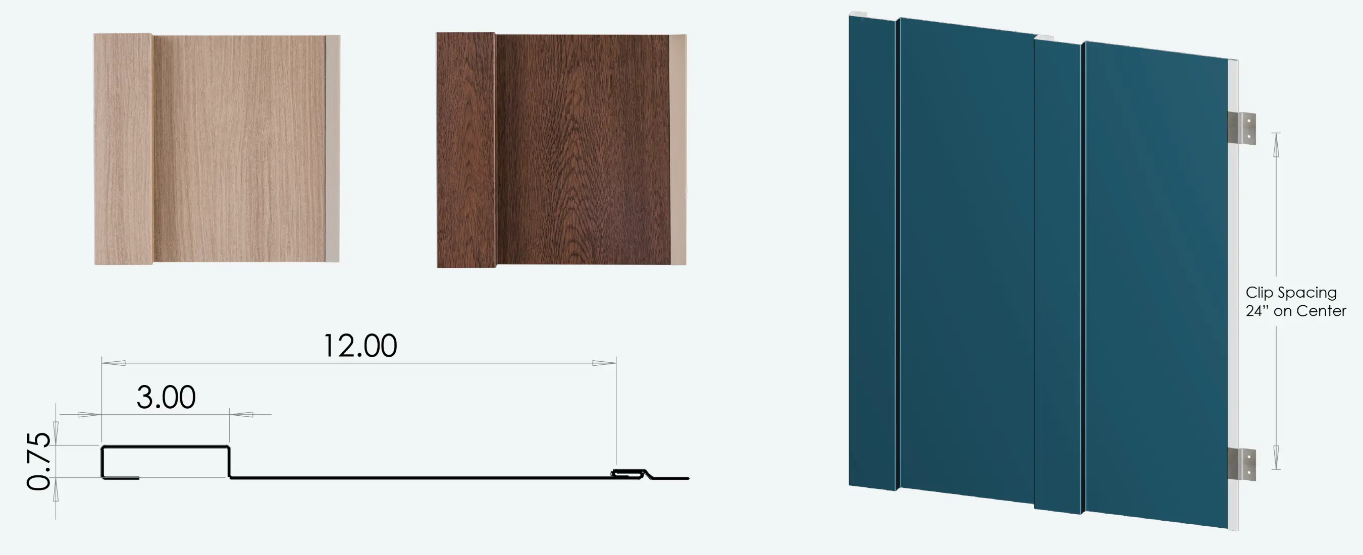 Board & Batten Modern Steel Profile Board & Batten Modern Steel Profile