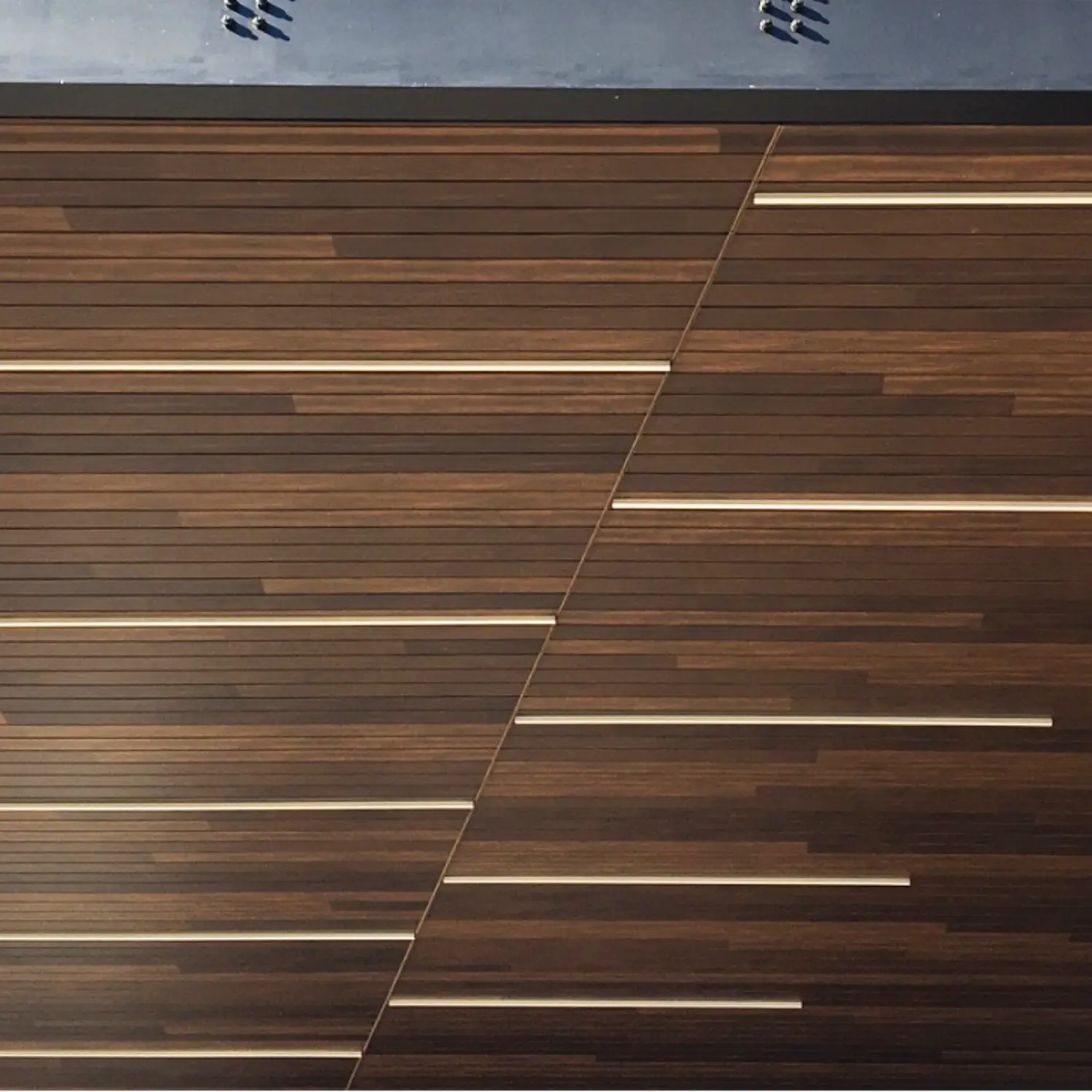 Modern Steel Wood Grain Metal Siding
