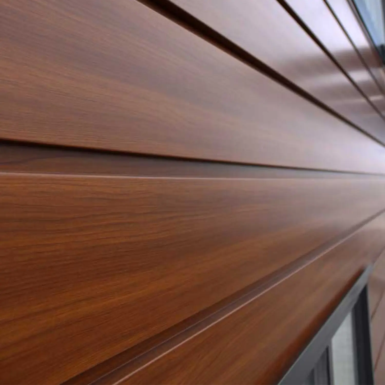 Modern Steel Wood Grain Metal Siding