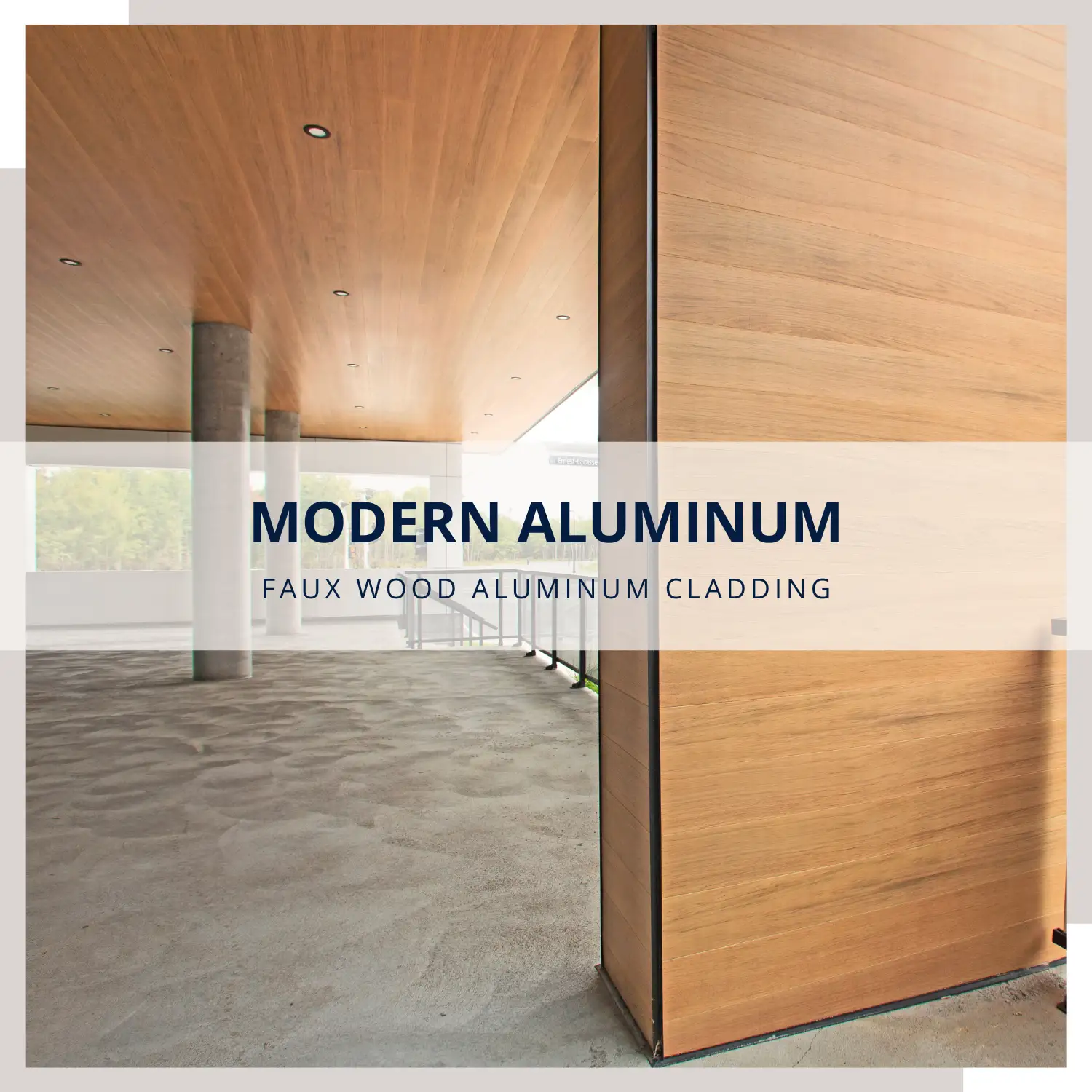 DIZAL Faux Wood Aluminum Siding